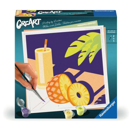 Ravensburger CreArt - Malen nach Zahlen 25560 - Mocktail Ananas - ab 12 Jahren