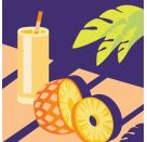 Ravensburger CreArt - Malen nach Zahlen 25560 - Mocktail Ananas - ab 12 Jahren