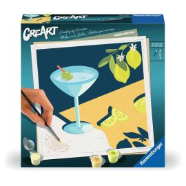 Ravensburger CreArt - Malen nach Zahlen 25561 - Mocktail Zitrone - ab 12 Jahren