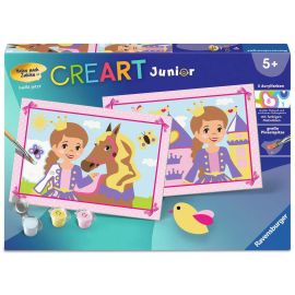 Ravensburger CreArt - Malen nach Zahlen 25878 - Kleine Prinzessin - ab 5 Jahren
