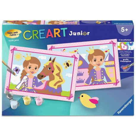 Ravensburger CreArt - Malen nach Zahlen 25878 - Kleine Prinzessin - ab 5 Jahren