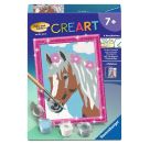 Ravensburger CreArt 25880 - Hübsche Stute  - Malen nach Zahlen Pferd für Kinder ab 7 Jahre
