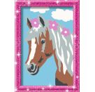 Ravensburger CreArt 25880 - Hübsche Stute  - Malen nach Zahlen Pferd für Kinder ab 7 Jahre