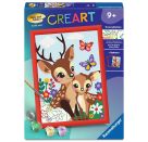 Ravensburger CreArt - Malen nach Zahlen 25889 - Fröhliche Hirsche - ab 9 Jahren