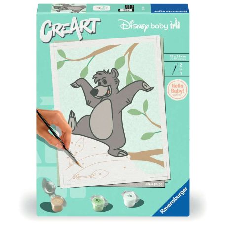 Ravensburger CreArt - Malen nach Zahlen 25900 - Hello Baby: Baloo - ab 12 Jahren