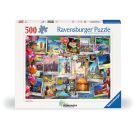 Ravensburger Puzzle 12001489 - World Travel Pinboard - 500 Teile Puzzle für Erwachsene und Kinder ab 12 Jahren