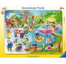 Ravensburger Kinderpuzzle - 12004043 Die Jahreszeiten am See - Rahmenpuzzle für Kinder ab 4 Jahren, mit 30 Teilen