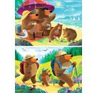 Ravensburger Kinderpuzzle - 12004046 Urlaubsträume - Puzzle für Kinder ab 4 Jahren mit 2x24 Teilen