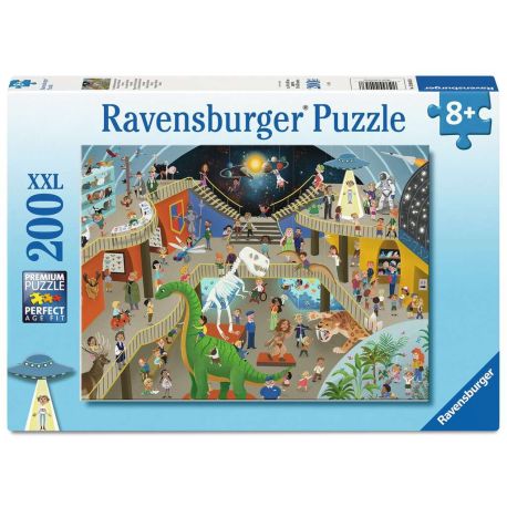 Ravensburger Kinderpuzzle - 12004053 Im Naturkundemuseum - Puzzle für Kinder ab 8 Jahren, mit 200 Teilen im XXL-Format