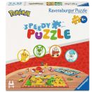 Speedy Puzzle Pokémon, 12004179, von Ravensburger - 4 Puzzles mit 35 Teilen und 32 Speedy Chips – Wer puzzelt am schne
