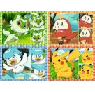 Speedy Puzzle Pokémon, 12004179, von Ravensburger - 4 Puzzles mit 35 Teilen und 32 Speedy Chips – Wer puzzelt am schne