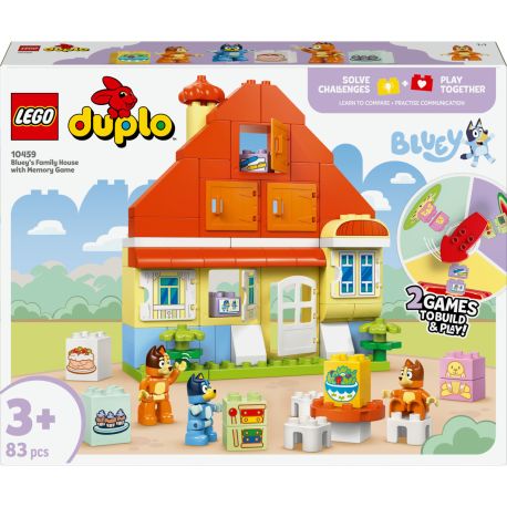 LEGO® Bluey 10459 Blueys Familienhaus mit Memory-Spiel