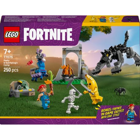 LEGO® Fortnite® 77075 Das Lager von Schali und der Zündkerzenkünstlerin