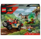 LEGO® Jurassic World™ 76972 Raptor: Verfolgungsjagd mit dem Geländewagen
