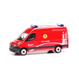 herpa - Mercedes-Benz Sprinter 18 Halbbus Hochdach Feuerwehr Hamburg/Rettungstaucher