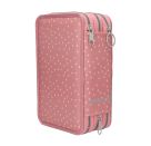 TOPModel 3 Fach Federtasche Affen Applikation JUICY