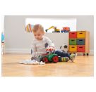 TRUXX Traktor mit Heuanhänger, Schaukarton