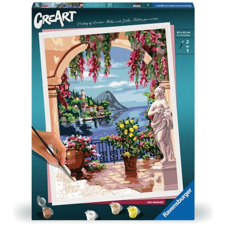 Ravensburger CreArt - Malen nach Zahlen 25963 - Lago Maggiore - ab 14 Jahren