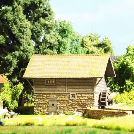 BUSCH H0 Wassermühle