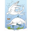 Zaubermalblock. Magische Muster. Dinosaurier