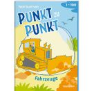 Total bunt von Punkt zu Punkt. Fahrzeuge. Von 1 bis 100