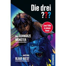 Die drei ???, Das schwarze Monster / und das blaue Biest (Doppelband)