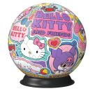 Ravensburger 3D Puzzle 11630 - Puzzle-Ball Hello Kitty - Puzzle-Ball für Erwachsene und Kinder ab 6 Jahren