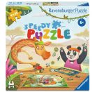 Speedy Puzzle - 12004171 von Ravensburger - 4 Puzzles mit 35 Teilen und 32 Speedy Chips – Wer puzzelt am schnellsten u