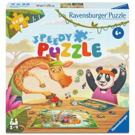 Speedy Puzzle - 12004171 von Ravensburger - 4 Puzzles mit 35 Teilen und 32 Speedy Chips – Wer puzzelt am schnellsten u