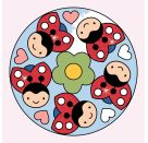 Mein erster Glitzer-Malspaß – Mandalas - Mit 16 bunten Glitzerseiten