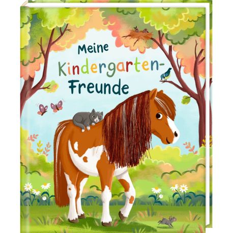 Freundebuch – Meine Kindergarten-Freunde - mit Ponymähne