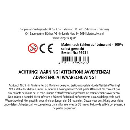 Malen nach Zahlen - Einhorn