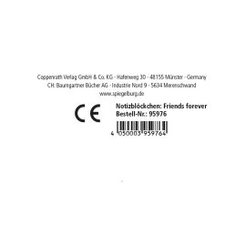 Notizblöckchen - Friends Forever