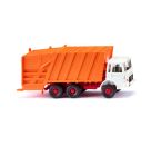 WIKING Pressmüllwagen (MAN) - weiß/kommunalorange
