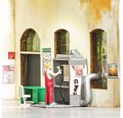 BUSCH H0 A-Set: Lackierer m. Kabine