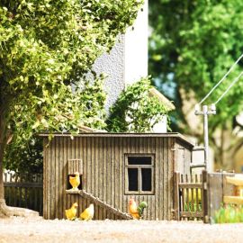 BUSCH H0 Hühnerstall