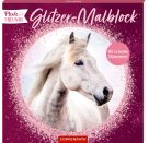 Glitzer-Malblock - Mit 16 bunten Glitzerseiten (Pferdefreunde)