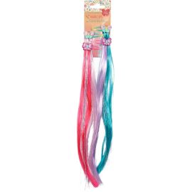 Haarclips - mit Glitzersträhnen