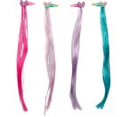 Haarclips - mit Glitzersträhnen
