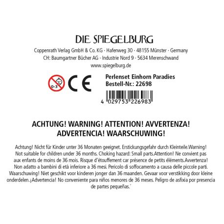 Perlenset - Einhorn