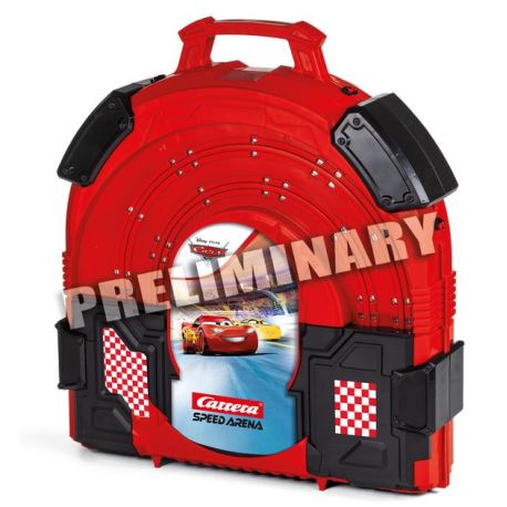 Disney Pixar Cars, Carrera SPEED ARENA Autorennbahn Set to go