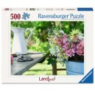 Ravensburger Puzzle 12001634 - Sommerbunte Löwenmäulchen - 500 Teile Landlust Puzzle für Kinder und Erwachsene ab 12 J