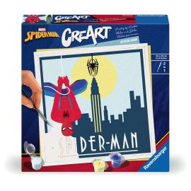 Ravensburger 23891 Malen nach Zahlen Spider-Man Malen nach Zahlen quadratisch Schmal Einsteigerset