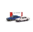 herpa - MiniKit Mercedes-Benz 190E, 2er Set, Blau   Classicweiß