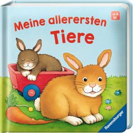 Meine allerersten Tiere: Kinderbuch ab 6 Monaten, Baby-Buch, Baby Geschenk