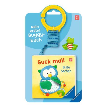 Mein erstes Buggybuch: Guck mal! Erste Sachen, Baby-Buch für Kinder ab 6 Monaten, Fühlbuch, Pappbilderbuch