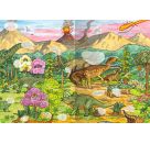 Ravensburger Wimmeln, Rätseln, Stickern: Dinosaurier - Stickerbuch ab 4 Jahren, 13 Wimmelbilder, über 300 Sticker, Din