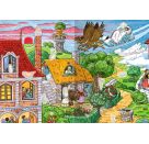 Ravensburger Wimmeln, Rätseln, Stickern: Märchen - Stickerbuch ab 4 Jahren, 13 Wimmelbilder, über 300 Sticker, Märchen