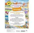 Ravensburger Wimmeln, Rätseln, Stickern: Fahrzeuge - Stickerbuch ab 4 Jahren, 13 Wimmelbilder, über 300 Sticker, Fahrz