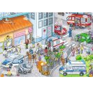Ravensburger Wimmeln, Rätseln, Stickern: Fahrzeuge - Stickerbuch ab 4 Jahren, 13 Wimmelbilder, über 300 Sticker, Fahrz